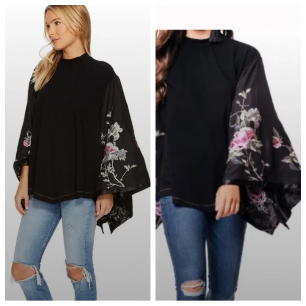 Free People Sydney Batwing Kimono